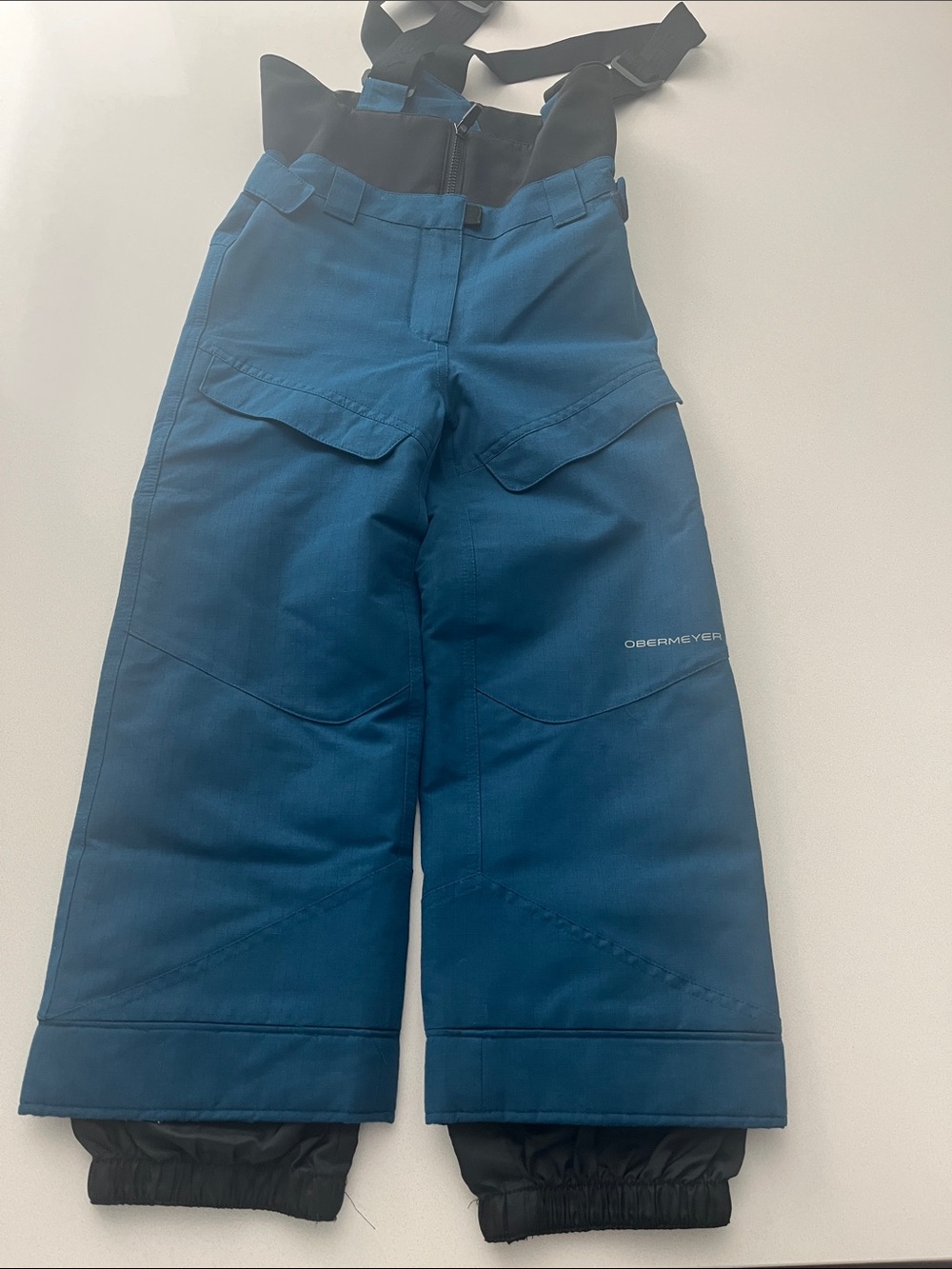 Obermeyer Blue Kids Snow Bib Overalls